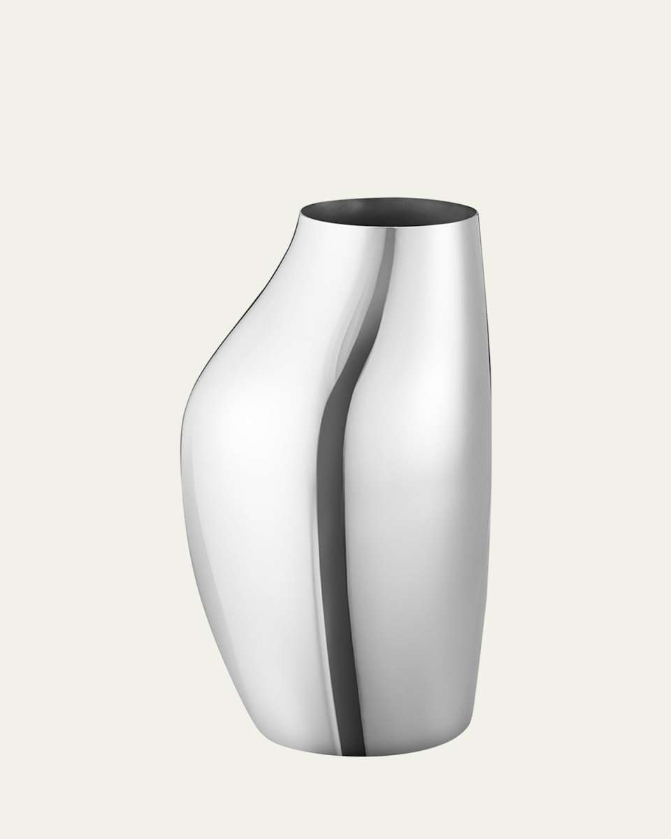 Sky Stainless Steel Vase, 10.6"